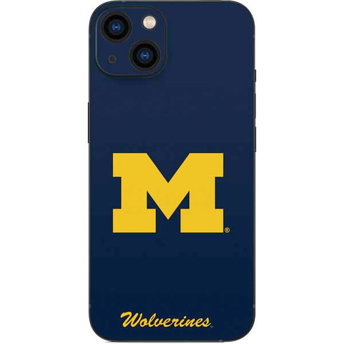 University of Michigan M Logo Bold iPhone 14 Plus Skin